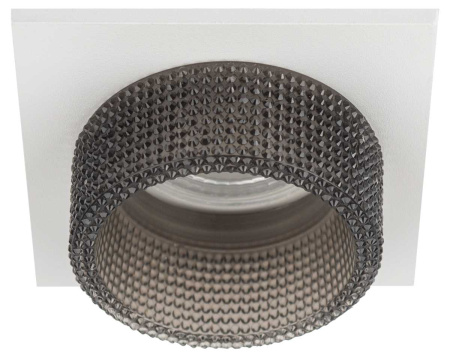 Светильник встраиваемый декоративный ЭРА DK110 WH/GR под лампу MR16 GU5.3 белый/серый Б0058408