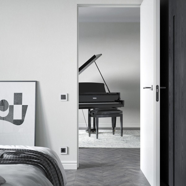 Рамка Werkel Split на 1 пост белый/черный W0013068 4690389208218