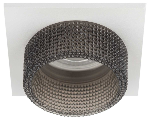 Светильник встраиваемый декоративный ЭРА DK110 WH/GR под лампу MR16 GU5.3 белый/серый Б0058408