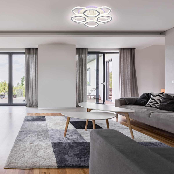 Потолочная светодиодная люстра Escada Centauri 10263/8LED BL