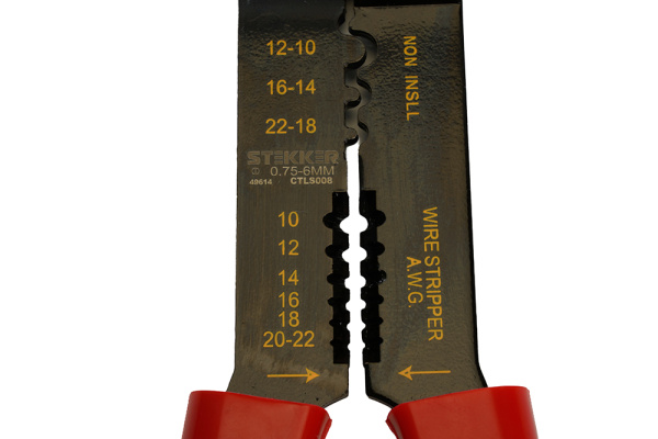 WSC-008 Пресс клещи многофункциональные: обрезка, обжим, снятие изоляции (от 0,75 до 6 мм2)