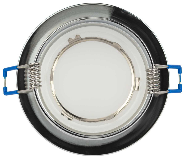 Светильник встраиваемый декоративный ЭРА DK99 CH под лампу MR16 GU5.3 хром Б0058394