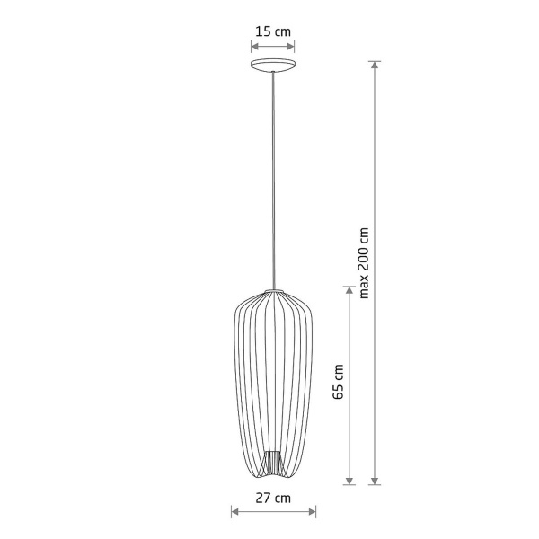 Подвесная люстра Nowodvorski Pumpkin S Umbra Gray 11243