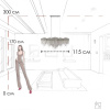 Подвесная люстра LOFT IT Volver 10404/1150L SN