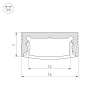 Профиль Arlight SL-SLIM-H7-2000 ANOD 023716