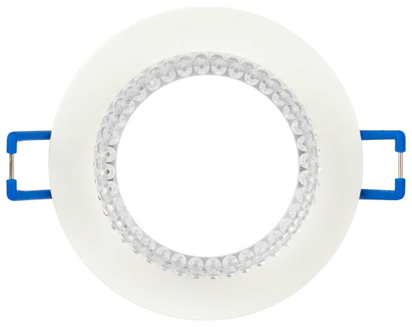 Встраиваемый светильник декоративный ЭРА DK109 WH/CL MR16 GU5.3 белый прозрачный Б0058406