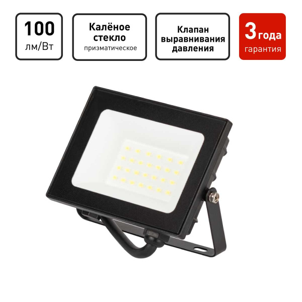 Прожектор светодиодный уличный ЭРА PRO LPR-062-0-65K-02 Б0064648