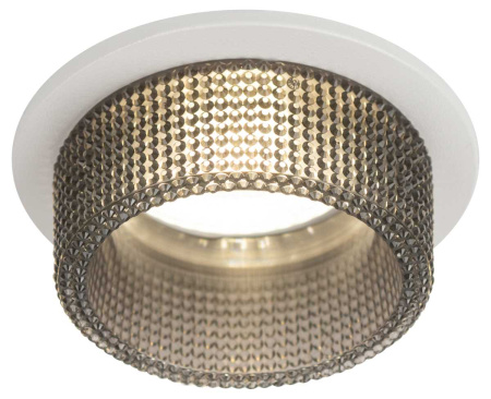 Светильник встраиваемый декоративный ЭРА DK109 WH/GR под лампу MR16 GU5.3 белый/серый Б0058414