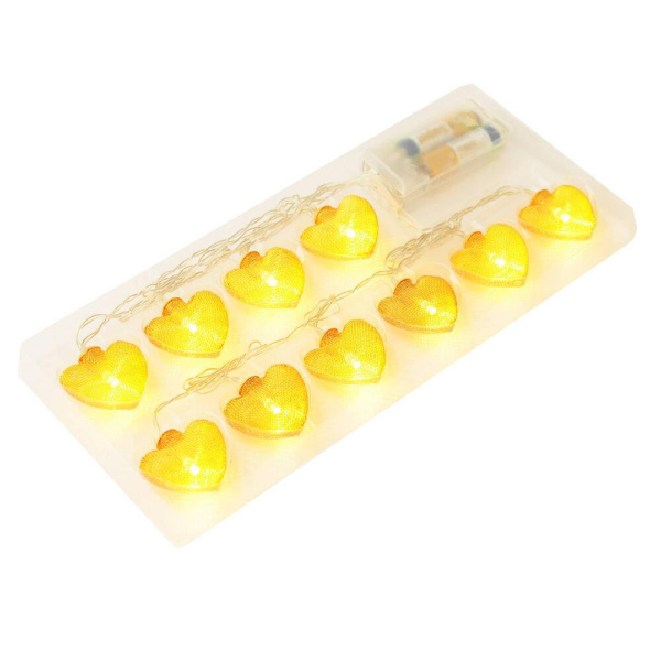 Гирлянда светодиодная Apeyron сердце 15-61