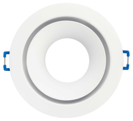 Светильник встраиваемый алюминиевый ЭРА KL100 WH под лампу MR16 GU5.3 белый Б0055584