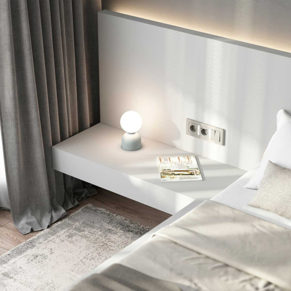 Перекрестный выключатель двухклавишный (дымчатый) W1223004/ a069460