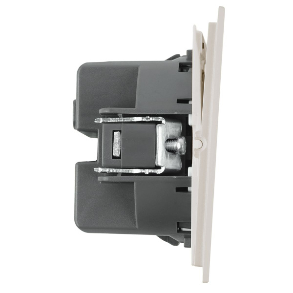 Выключатель 2-клавишный (механизм), Stekker, 250В, 10А Мия, RSW10-3104-08, пудровый жемчуг 50473