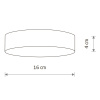 Потолочный cветильник Nowodvorski Lid Round Led White 10412