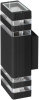 Светильник уличный настенный ЭРА «Астрея» GBW-101-BL-0310 230В 2хЕ27 IP54 вверх/вниз черный Б0069591