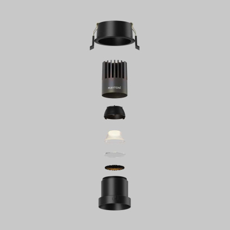 Встраиваемый светильник Maytoni Technical DL116-10W-3K-B