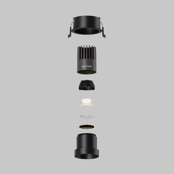 Встраиваемый светильник Maytoni Technical DL116-10W-3K-B