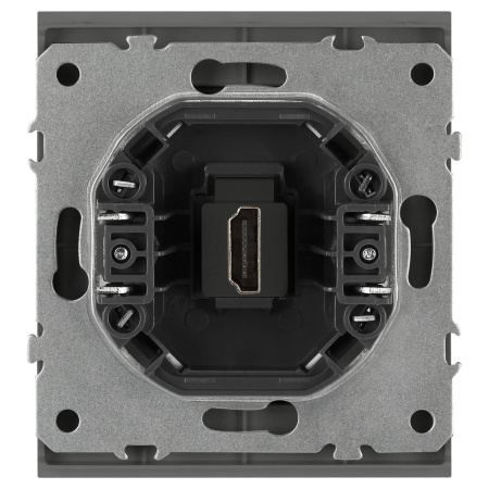 Розетка ЭРА Arktik 16-3114-06 HDMI графит Б0070509