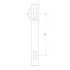 Потолочный светодиодный светильник Arlight IM-Quadro-Emergency-3H-S250x250-28W Warm3000 041006
