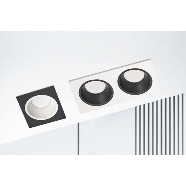 Встраиваемый светильник Italline IT08-8013 black 4000K + IT08-8014 black