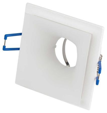 Светильник встраиваемый декоративный ЭРА KL102 WH под лампу MR16 GU5.3 белый Б0056350