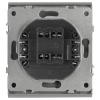 Переключатель ЭРА Arktik 16-1108-03 перекрёстный 10АХ-250В алюминий Б0070386