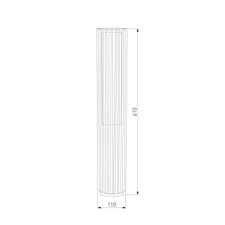 Садово-парковый светильник Elektrostandard Entero (35189/F) 3000K черный a072080