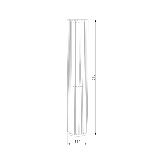 Садово-парковый светильник Elektrostandard Entero (35189/F) 3000K черный a072080