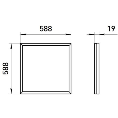 Встраиваемый светодиодный светильник ЭРА SPO-640-3-6K-32 Б0061335