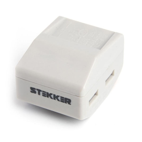 Клемма строительно-монтажная 3-проводная Stekker, LD222-613 39867