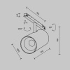 Трековый светильник Maytoni Technical EXILITY X Focus Led TR243-4-18WTW-DSZ-B