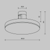 Трековый светильник Maytoni Technical TR152-1-7W3K-PT