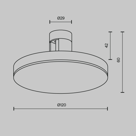 Трековый светильник Maytoni Technical TR152-1-7W3K-PT