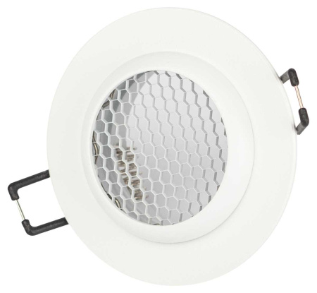 Светильник встраиваемый алюминиевый ЭРА KL109 WH под лампу MR16 GU5.3 белый матовый Б0061823