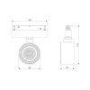 Трековый светодиодный светильник Elektrostandard Slim Magnetic Stens 85198/01 a066699