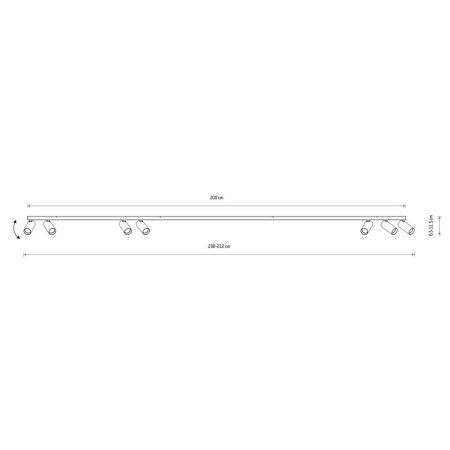 Накладной спот Nowodvorski Fourty Surface VII White 11436