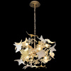 Подвесная люстра Crystal Lux LETISIA SP9 GOLD