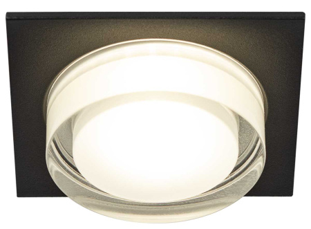 Светильник встраиваемый декоративный ЭРА DK108 BK под лампу MR16 GU5.3 черный Б0058399