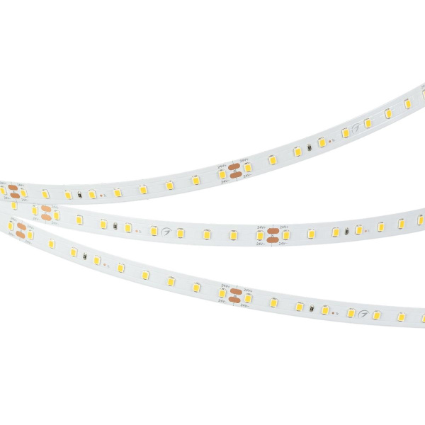 Светодиодная лента Arlight 4,8W/m 90LED/m 2835SMD теплый белый 5M RT-A90-10mm 24V Warm3000 038778