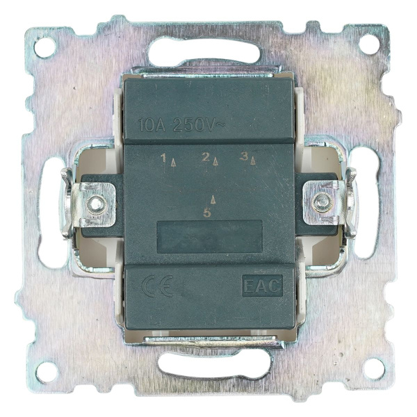 Выключатель трехклавишный Stekker Катрин GLS10-7108-01 белый 49171