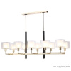 Подвесная люстра Crystal Lux Maestro SP-PL10 L1100 Gold