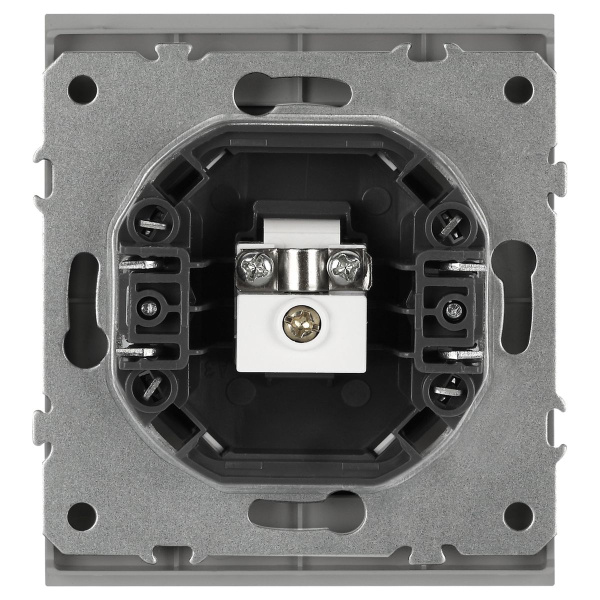 Розетка ЭРА Arktik 16-3101-03 TV одиночная алюминий Б0070466