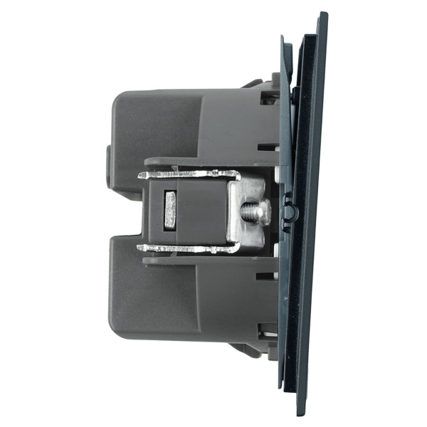 Выключатель 3-клавишный (механизм), Stekker, 250В, 10А Мия, RSW10-3108-05, черный бархат 50444