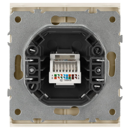 Розетка ЭРА Arktik 16-3107-04 информационная RJ45 шампань Б0070477