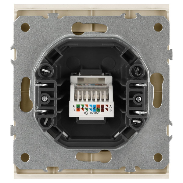 Розетка ЭРА Arktik 16-3107-04 информационная RJ45 шампань Б0070477