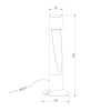 Ландшафтный светильник Elektrostandard Recess (35177/S) 3000K черный a072095