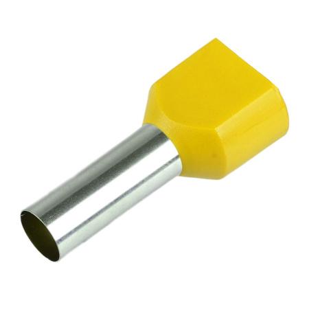 Наконечник штыревой втулочный изолированный НШВИ(2) 6,0-14 (DIY упаковка 25 шт) LD406-6014 50405