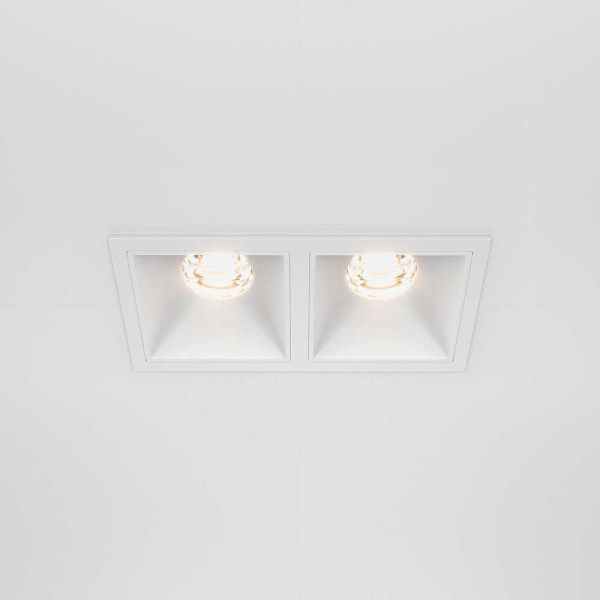 Встраиваемый светильник Maytoni Alfa LED DL043-02-10W3K-SQ-W