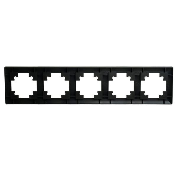 Рамка 5-постовая Stekker Катрин черный PFR00-7005-05 39816