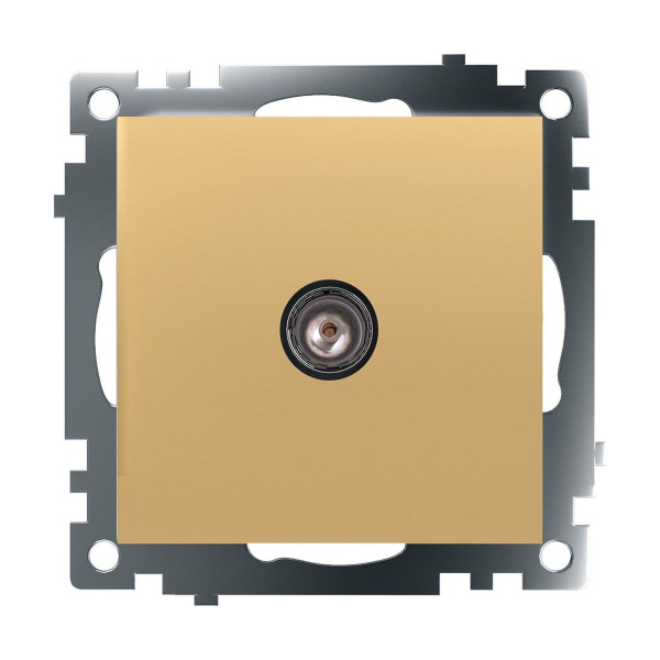 ТВ-розетка Stekker Катрин золото GLS00-7108-08 49228