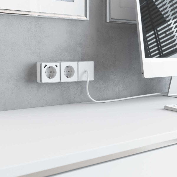 Вывод кабеля Werkel Gallant белый W5050201 4690389164293